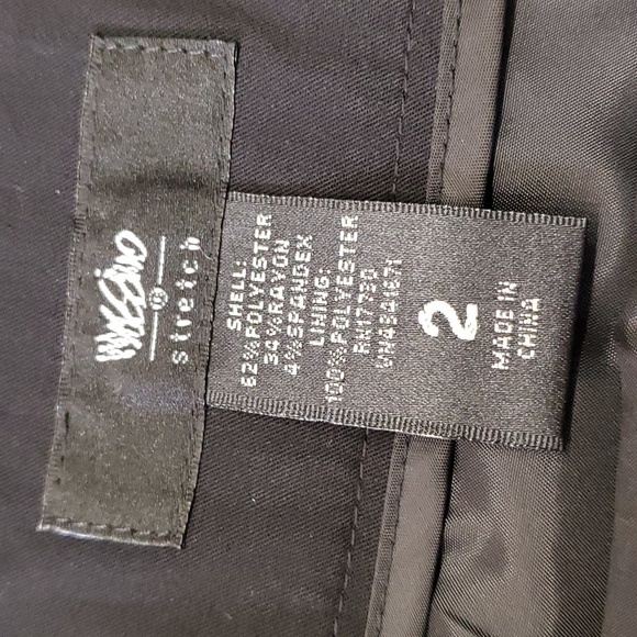 NWT, target brand, black faux wrap mini skirt size 2. Completely lined. - Picture 3 of 7